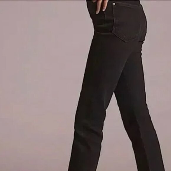 New Pilcro Black Straight Leg Jeans Size 27 - Picture 1 of 1